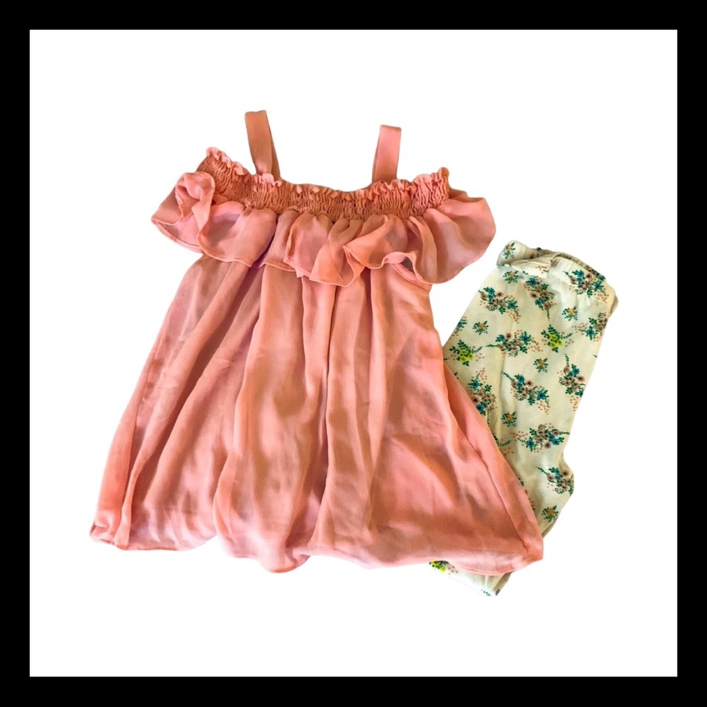 NWOT Girls Floral Outfit size 10